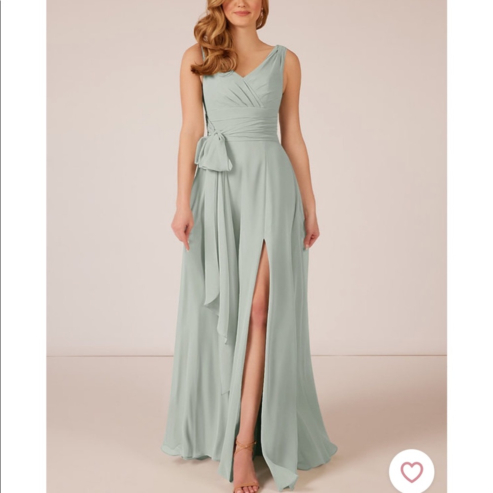 Azazie Bianca in Silver